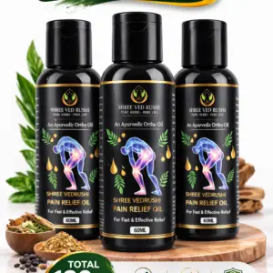 shree vedrushi ayurvedic pain relief oil 180ml combo pack